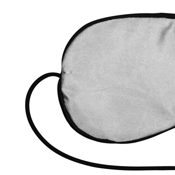 Blindfold Silver and Black with Elastic - Image 3