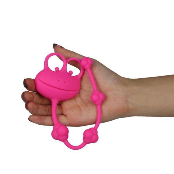 Anal Beads Frog Pink - Image 3