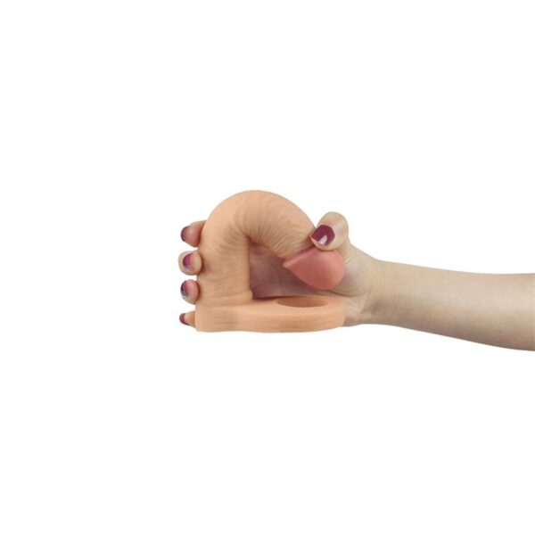 Dildo The Ultra Soft Double with Vibration 5.8 Flesh - Image 2