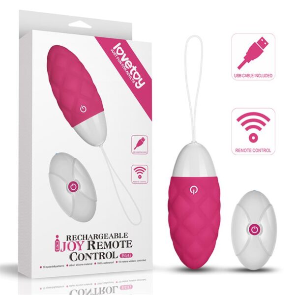 Vibrating Egg IJoy Remote Control USB Pink - Image 8