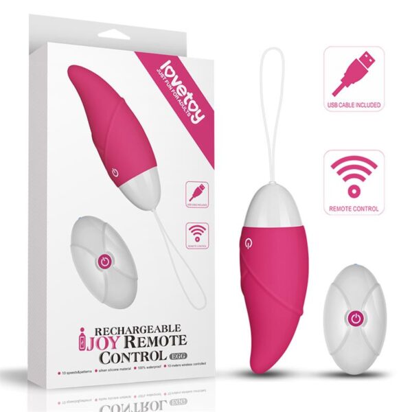 Vibrating Egg iJoy Remote Control USB Pink - Image 7