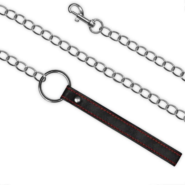 Collar and Leash Bondage Black - Image 4