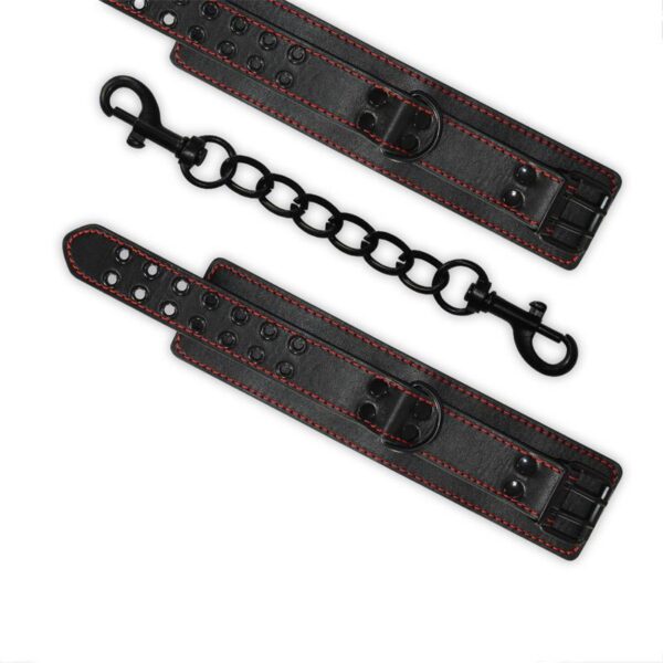 Ankle Cuffs Bondage Black - Image 3