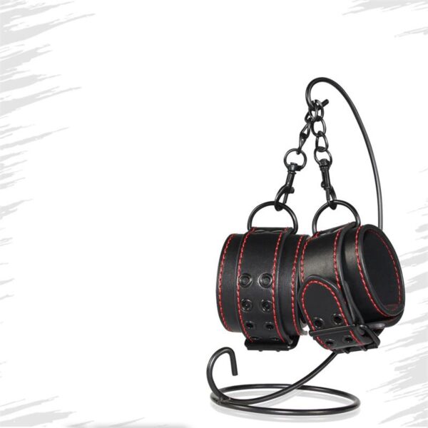 Ankle Cuffs Bondage Black - Image 4
