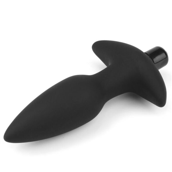 Butt Plug Fantasy Plug with Vibration Black - Image 2