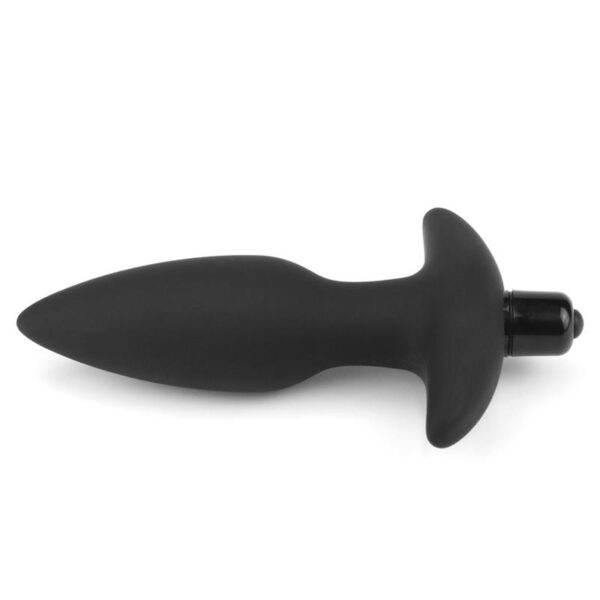 Butt Plug Fantasy Plug with Vibration Black - Image 4