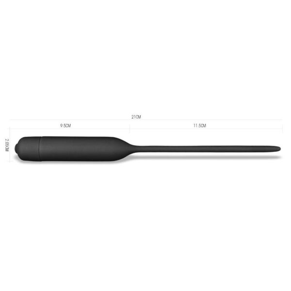 Urethral Dilator with vibe Black - Image 11