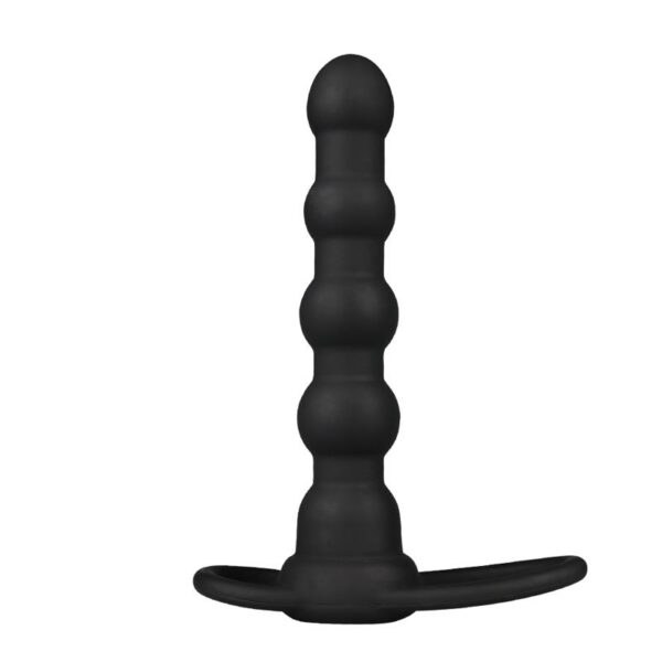 Butt Plug Double Prober with Vibration Black - Image 2