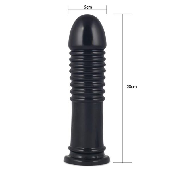 Butt Plug King Sized Anal Bumper 8 Black - Image 4
