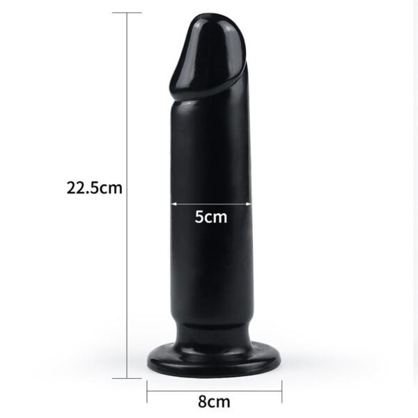 Dildo King Sized 9.25 Black - Image 7