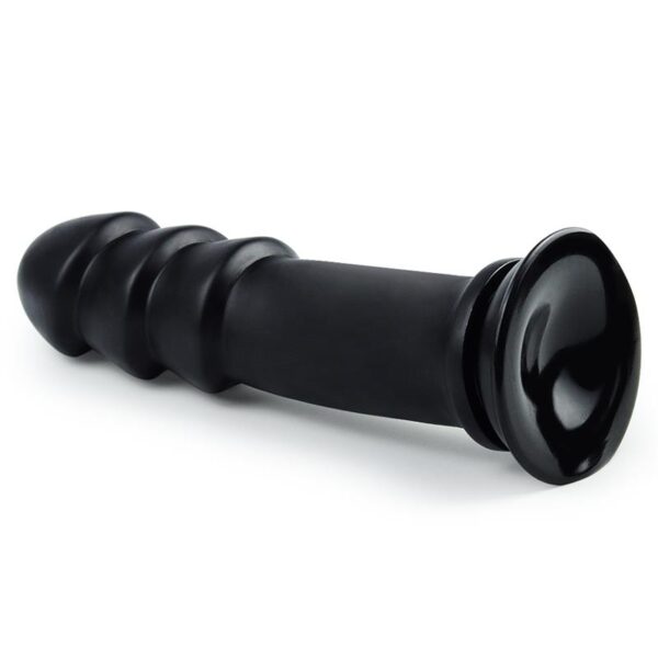 Dildo King Sized Anal Ripples 11.25 Black - Image 4