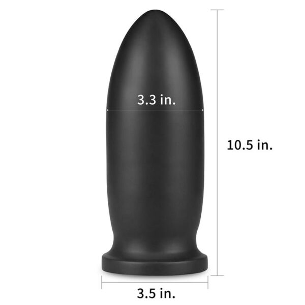 Dildo King Sized Anal Bomber 9 Black - Image 4