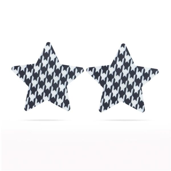 Pack Nipple Covers Star Red and Black - Image 3