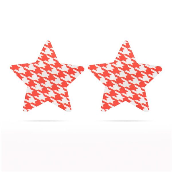 Pack Nipple Covers Star Red and Black - Image 4