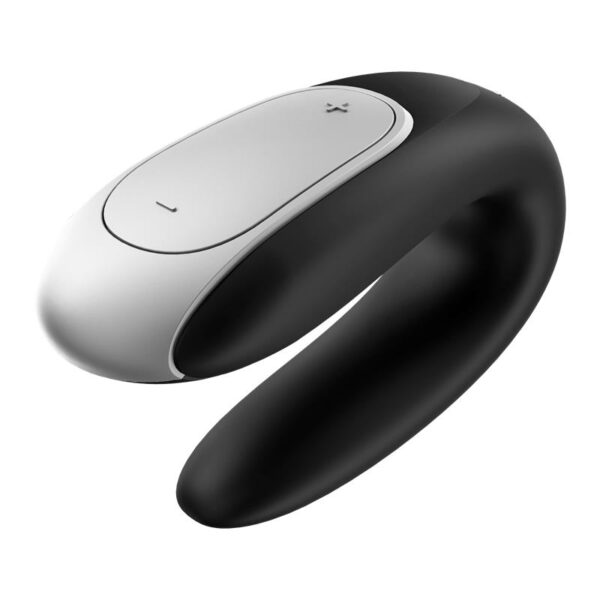 Double Fun Couple Vibe with APP and Remote Control Black - Image 2