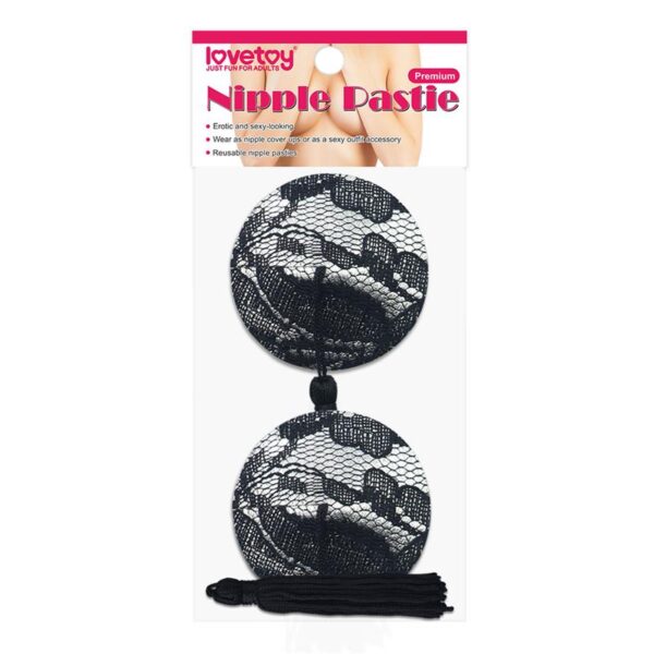 Nipple Covers Reusable Black - Image 2