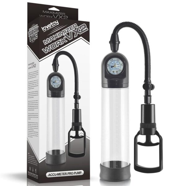 Penis Pump with Pressure Gauge Maximizer Worx VX2 - Image 8