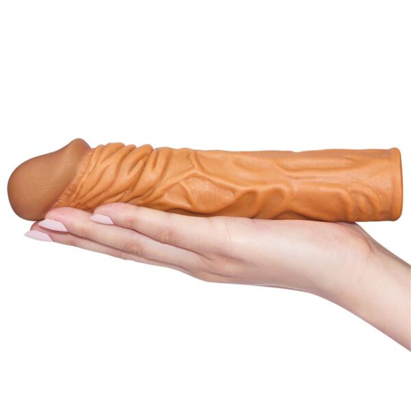 Penis Sleeve Add 2 Pleasure X Tender Brown - Image 3