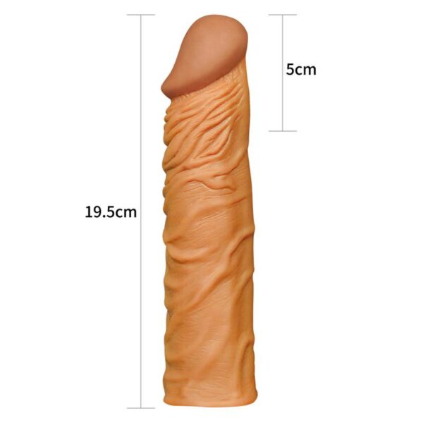 Penis Sleeve Add 2 Pleasure X Tender Brown - Image 5