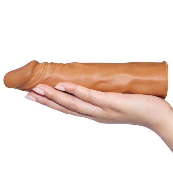 Penis Sleeve Add 2 Pleasure X Tender Brown - Image 3