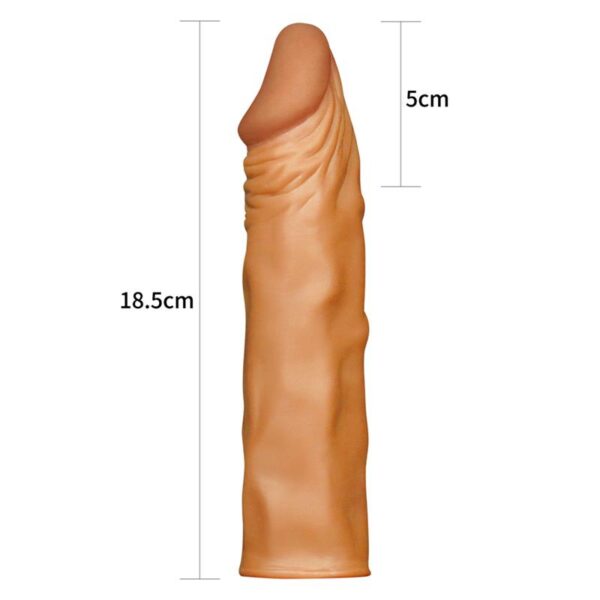 Penis Sleeve Add 2 Pleasure X Tender Brown - Image 5