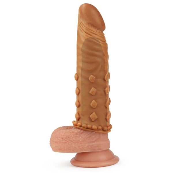 Penis Sleeve Add 2 Pleasure X Tender Brown - Image 4