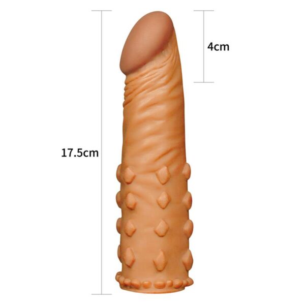 Penis Sleeve Add 2 Pleasure X Tender Brown - Image 5