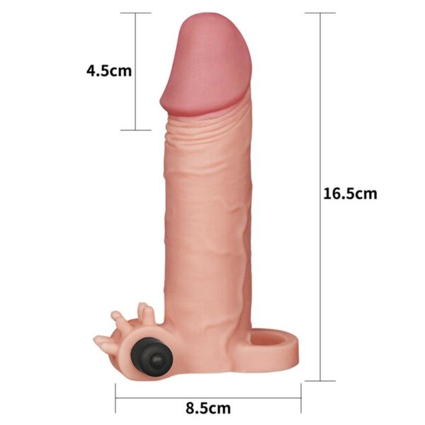 Penis Sleeve with Vibration Add 2 Plesure X Tender Flesh - Image 5