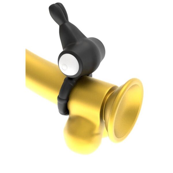 Vibrating Cockring Power Clit Black - Image 4