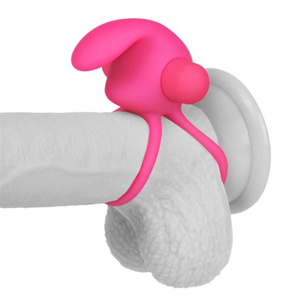 Double Vibrating Cockring Power Clit Duo Pink - Image 5