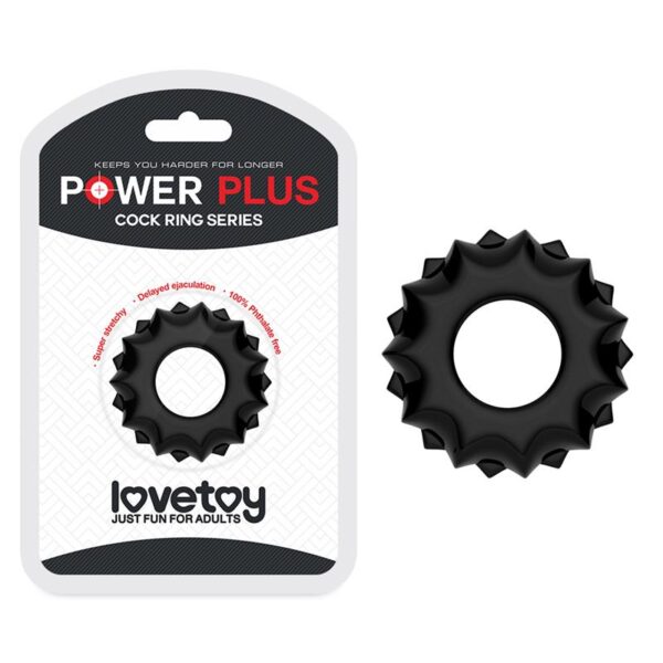 Penis Ring Power Plus Black - Image 6