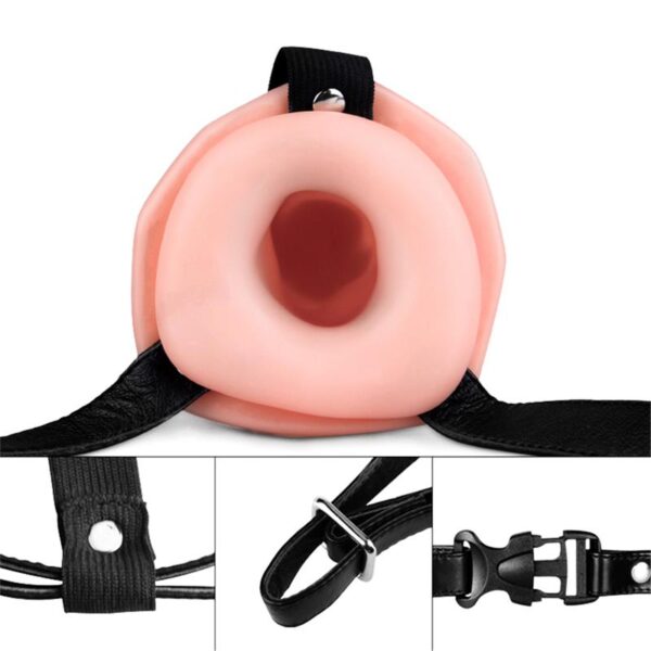 Unisex Hollow Strap On Vibrating - Image 6