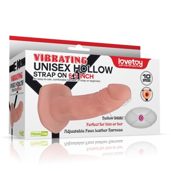 Unisex Hollow Strap On Vibrating - Image 8