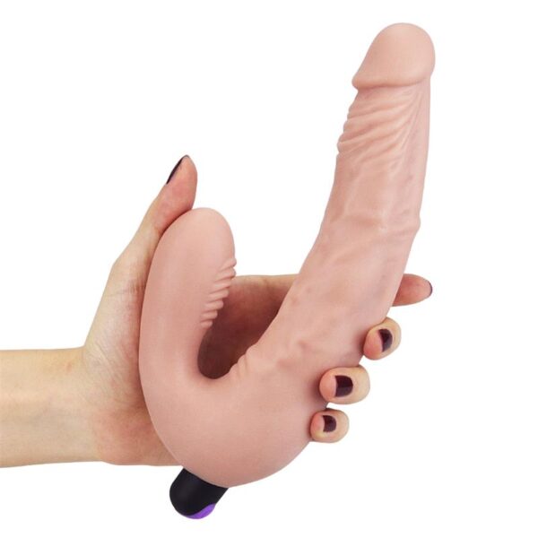 Strapless Double Dildo Silicone USB - Image 3