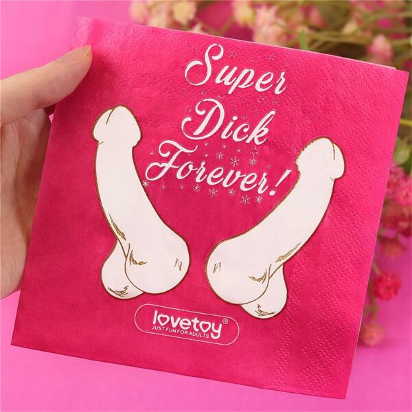 Party Paper Napkins Pack of 10 - Image 2