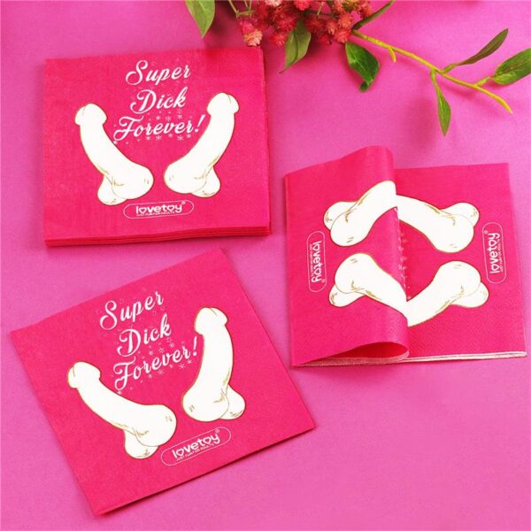 Party Paper Napkins Pack of 10 - Image 3