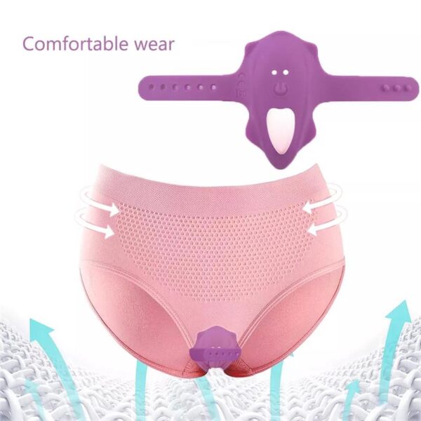 No. Seventeen Panty Stimulator Remote Control Magnetic USB Purple - Image 20