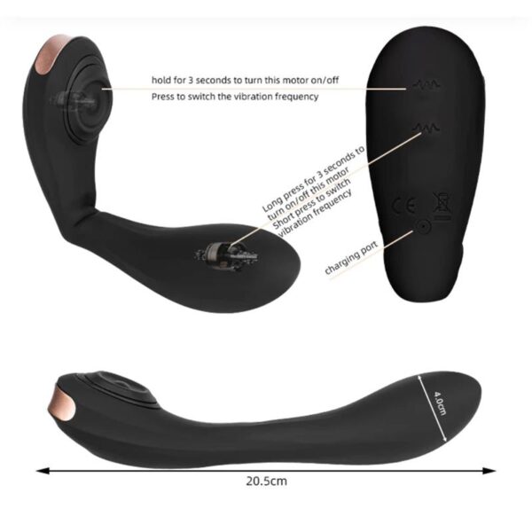 Pulsar Articulated Skeleton Vibrator with Pulsation Silicone USB - Image 10
