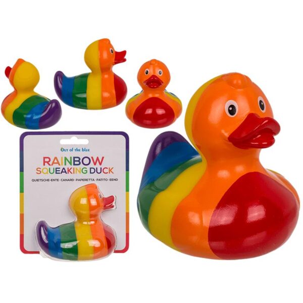 Rainbow Squeaking Duck - Image 5