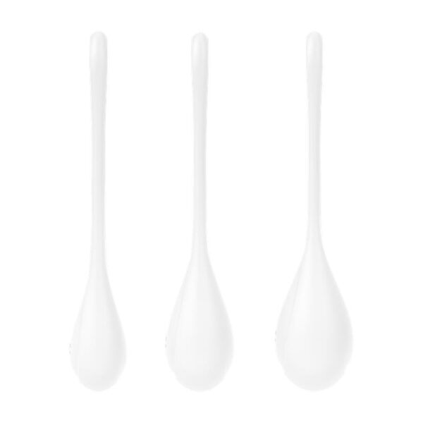 Set of 3 Pelvic Floor Balls Yoni Power 1 White - Image 4