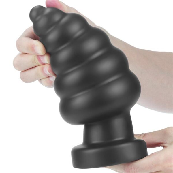 Vibrating Anal Plug King Sized 7 Black - Image 6