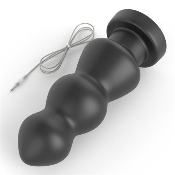Vibrating Butt Plug King Sized 7.8 Black - Image 2