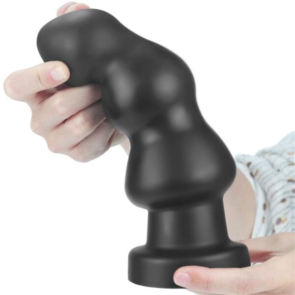 Vibrating Butt Plug King Sized 7.8 Black - Image 6