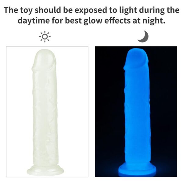 Dildo Lumino 8 Blue Light - Image 10