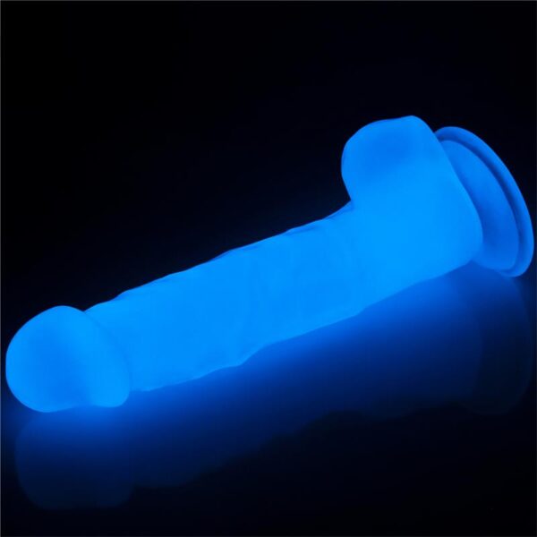 Dildo 8.5 Lumino Blue Light - Image 3