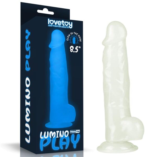 Dildo 8.5 Lumino Blue Light - Image 11