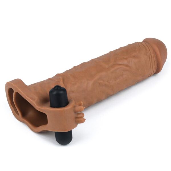 Penis Sleeve Pleasure X-Tender Brown Add 2 - Image 2