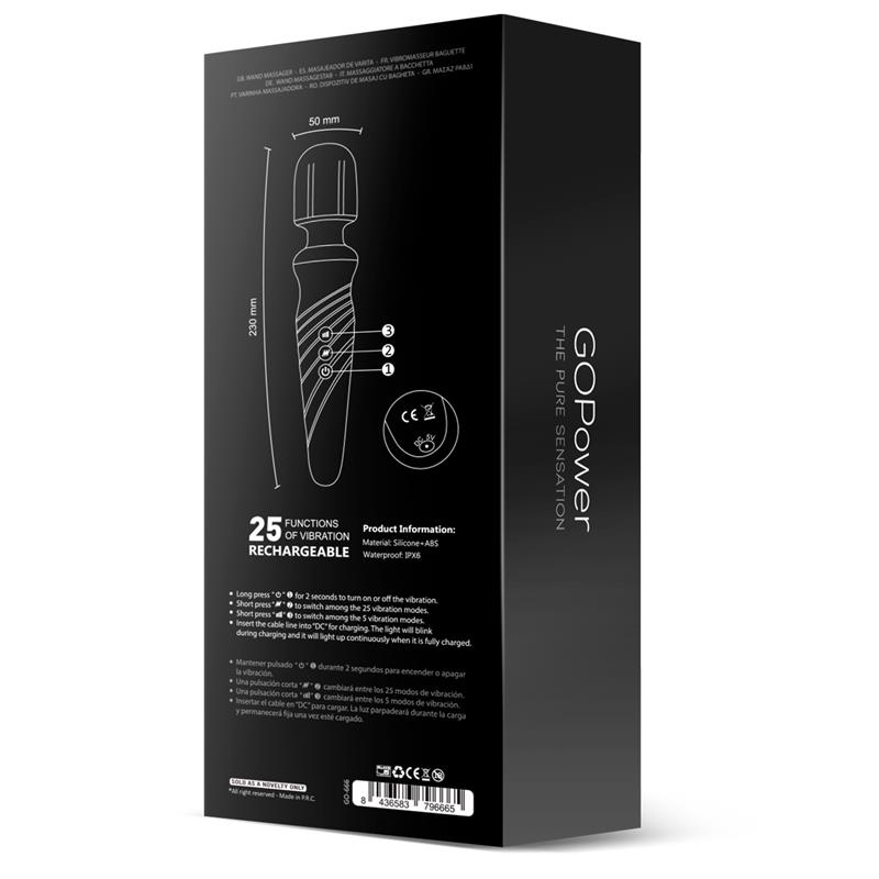 Noah Wand Massager USB Silicone - Image 6