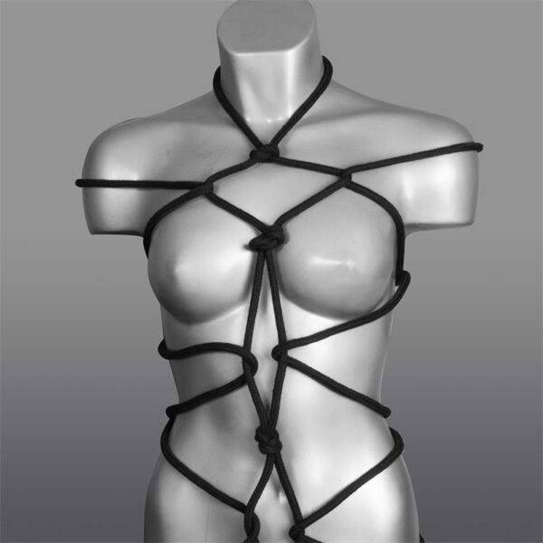 Bondage Rope 10 m Black - Image 2