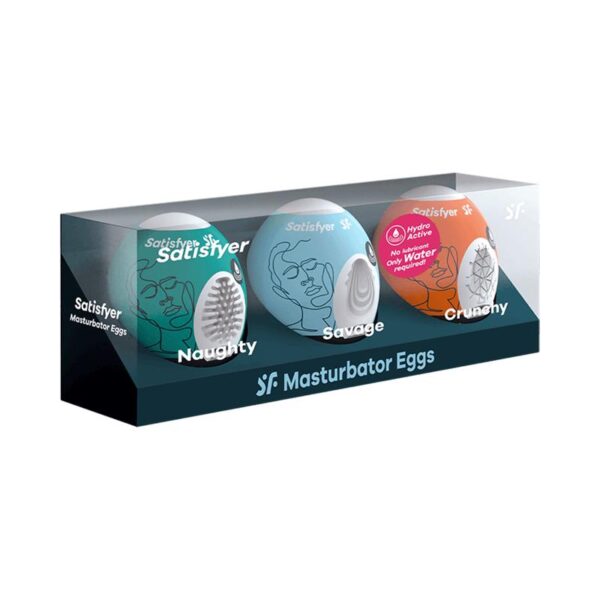 Set of 3 Masturbator Egg Naughty, Savage and Crunch - Image 4